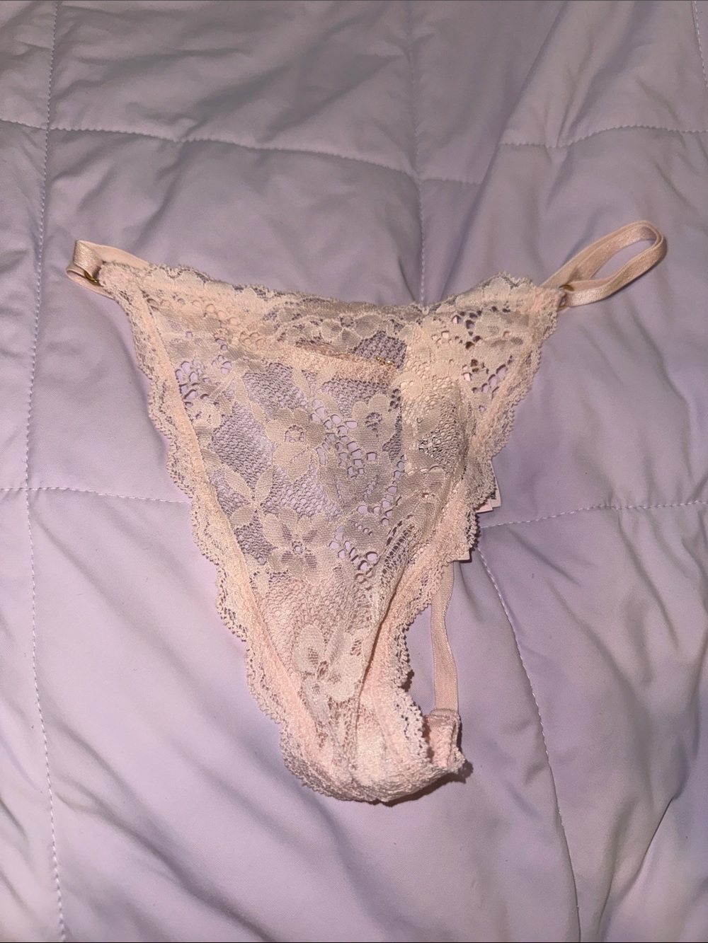 NWT Victoria’s Secret Pink Lace G String Panty